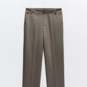 Low Rise Straight Leg Trousers